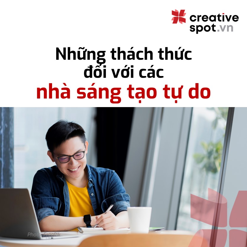 NHÀ SÁNG TẠO TỰ DO ĐANG CHĂM CHÚ LÀM VIỆC